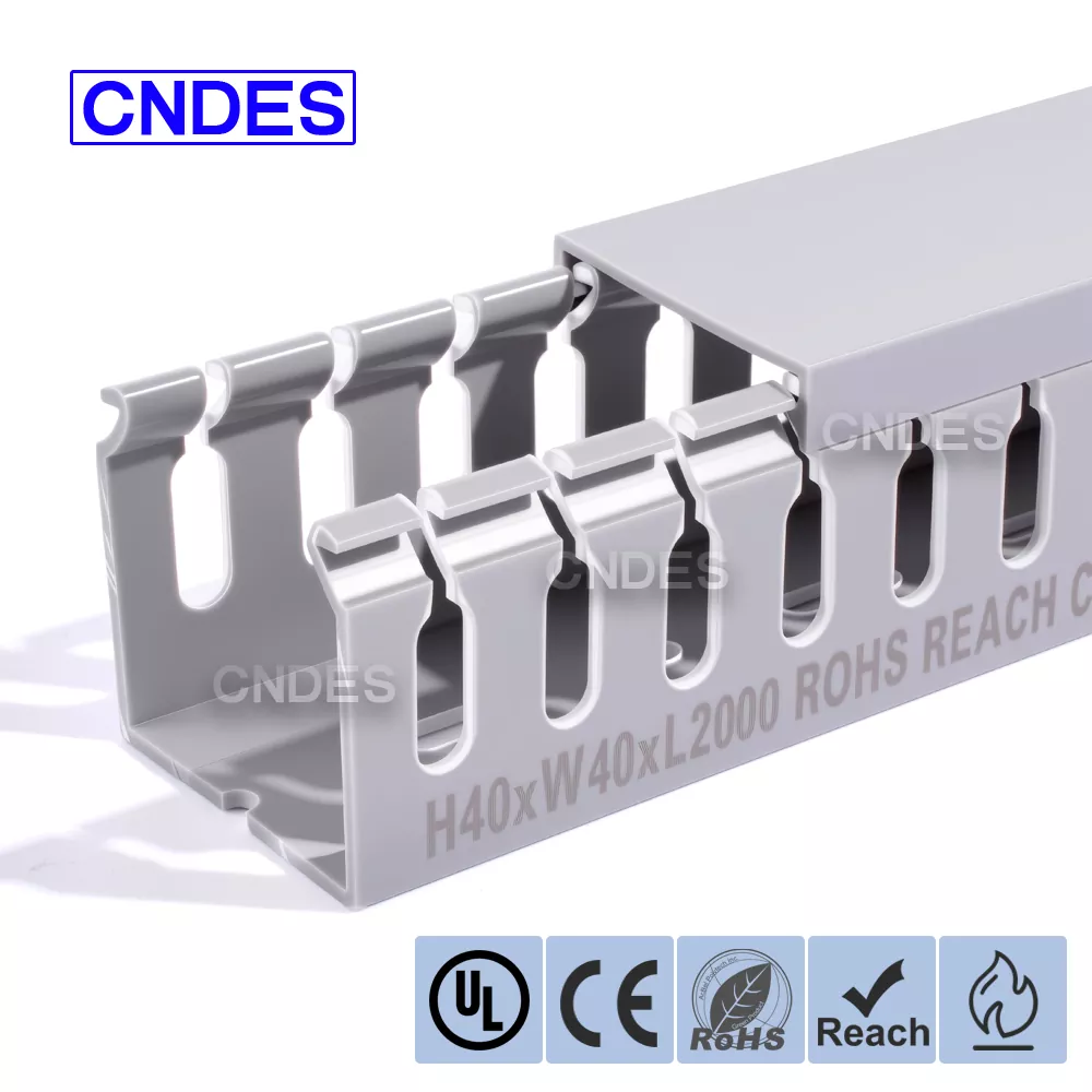 Αγωγός καλωδίωσης PVC 40×40 με κάλυμμα