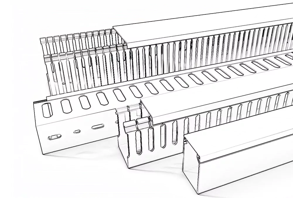 Προσαρμοσμένοι αγωγοί καλωδίωσης PVC