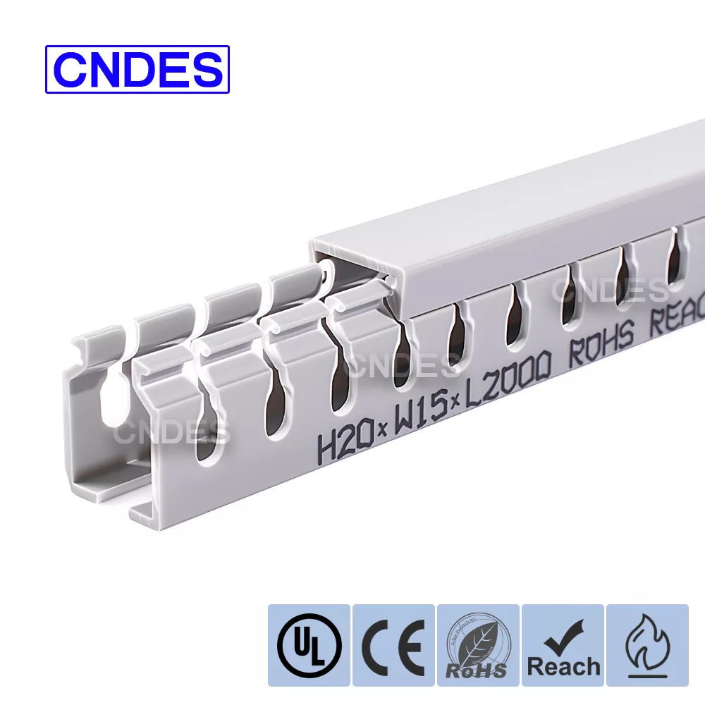 Αγωγός ηλεκτρικού σύρματος PVC με σχισμή ύψους 20 mm